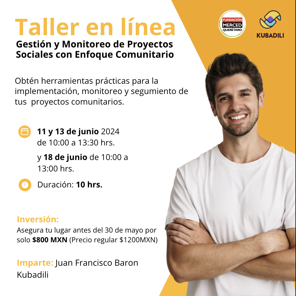 Taller Gestión y Monitoreo de Proyectos Sociales con Enfoque Comunitario